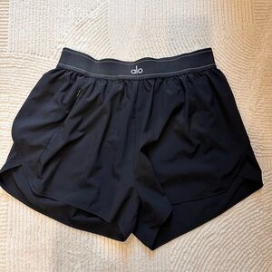 ALO Yoga Black Athletic Shorts